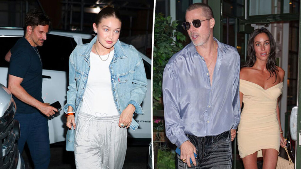 Bradley Cooper & Gigi Hadid Enjoy a Stylish Double Date with Brad Pitt & Ines de Ramon in NYC